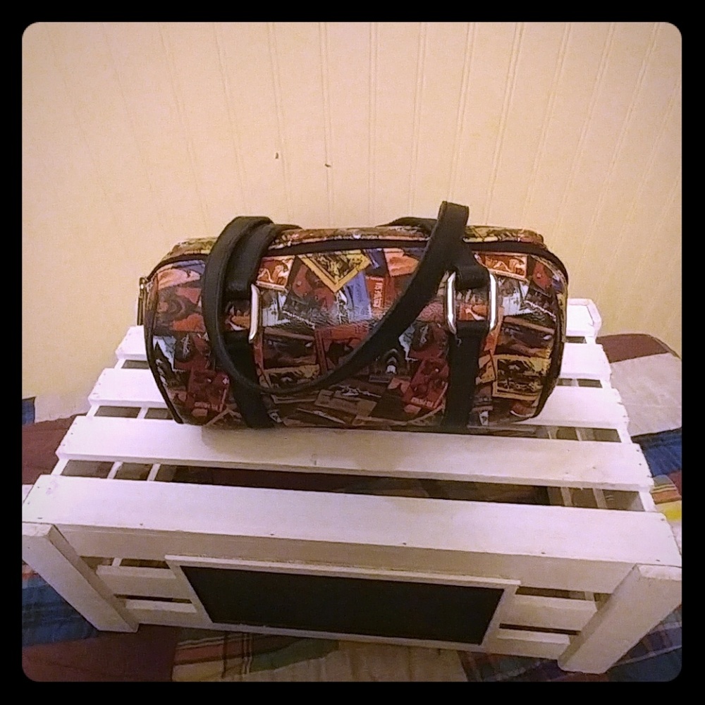 Multi colored purse